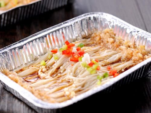 昌吉锡纸烤金针菇